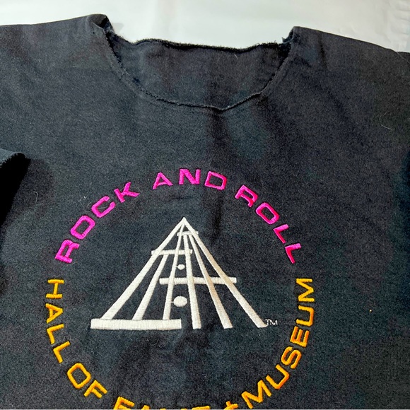 Rock and Roll Hall Of Fame black Sweatshirt Pullover mens 2x 3x round neck MUSIC - Picture 2 of 13